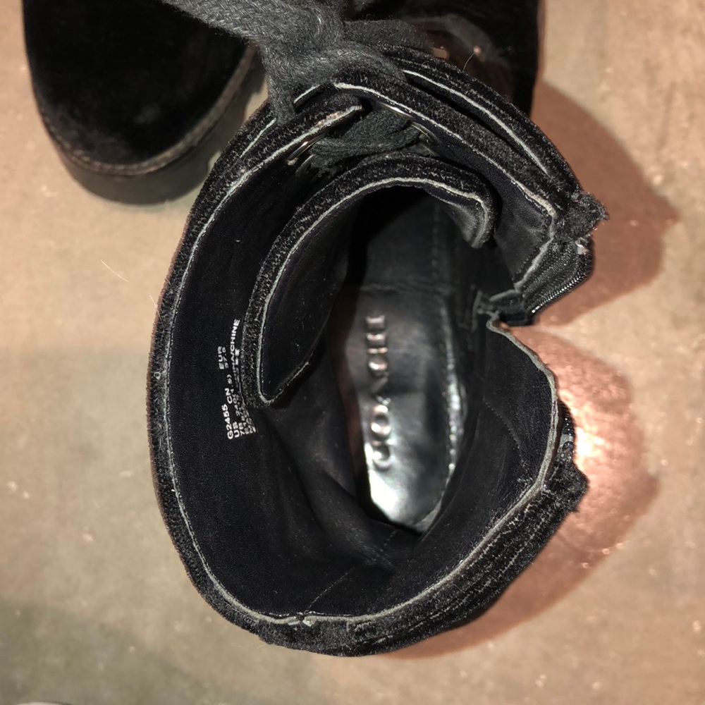 Coach lace up combat boots - Picture 5 of 8